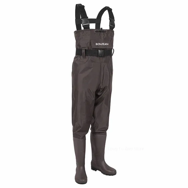 Fishing Boots - Wader celana overall dengan sepatu bot,