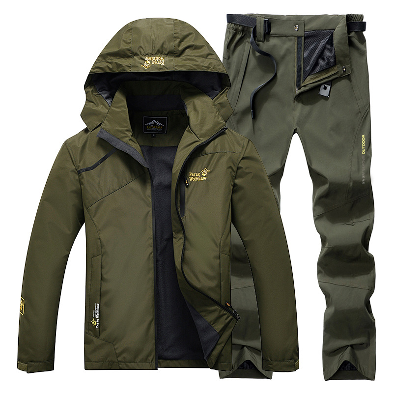 Fishing Jacket Waterproof - Setelan Memancing Tahan Air Jaket Berkerudung