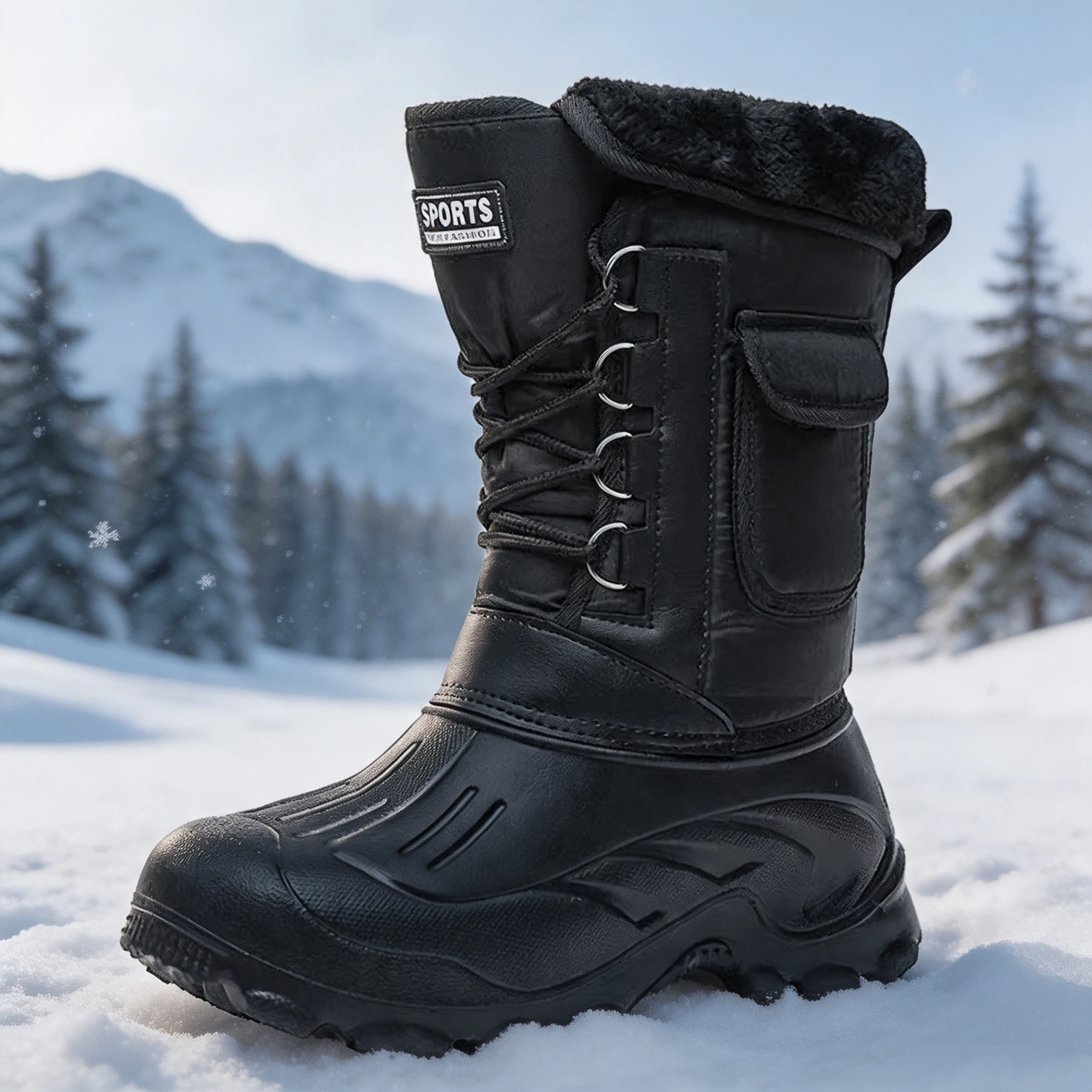 Fishing Boots - Sepatu Bot Salju Musim Dingin Pria,