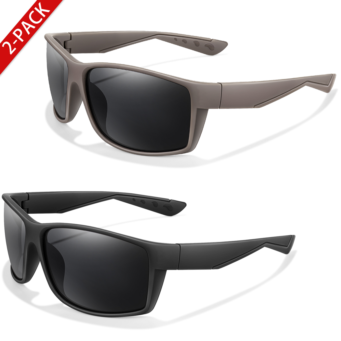 Fishing Sunglasses Polarized - 2 Paket Kacamata Hitam Terpolarisasi Perlindungan