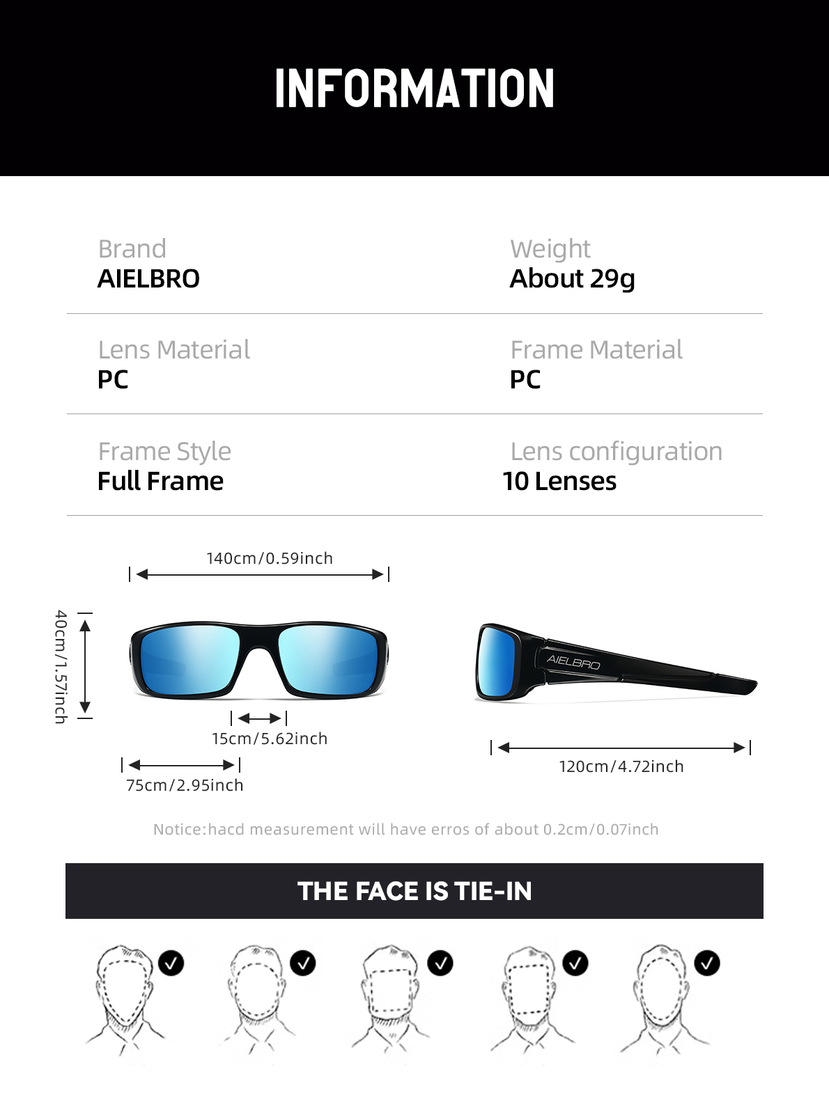 Kacamata Hitam AIELBRO untuk P - Fishing Sunglasses Polarized ulasan dan harga