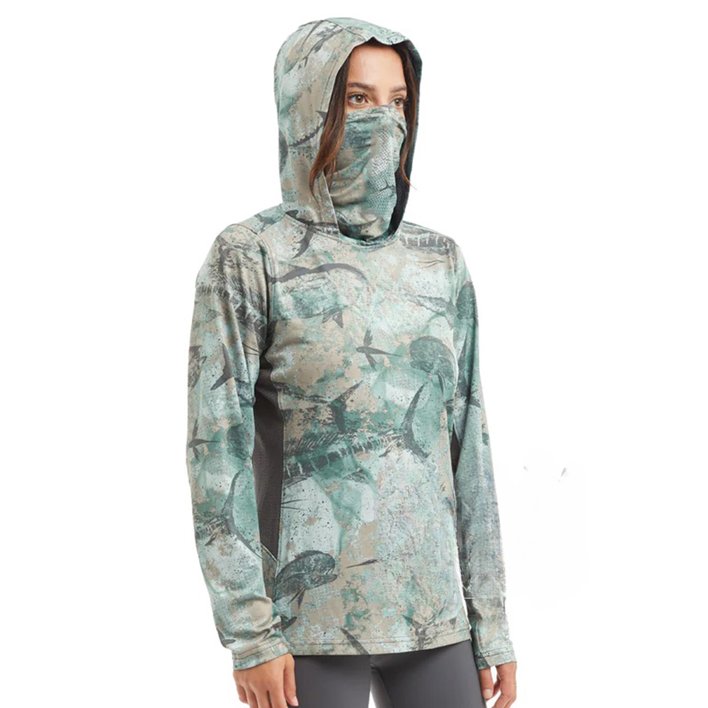 Kaos Pemancing Wanita Lengan P - Fishing Shirt Uv Protection ulasan dan harga