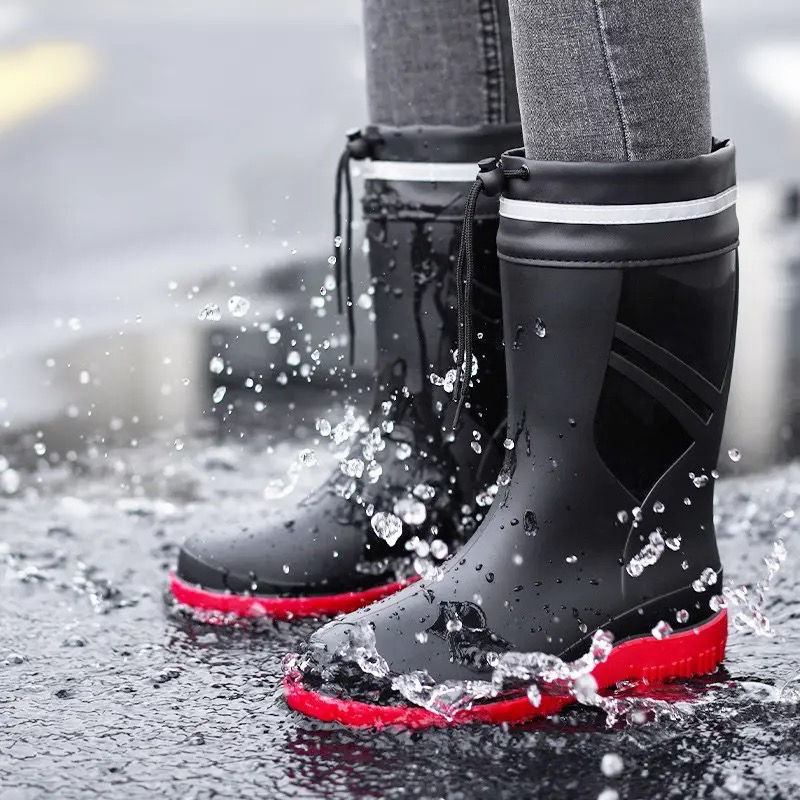 Sepatu Bot Hujan Pria Model Me - Fishing Boots ulasan dan harga