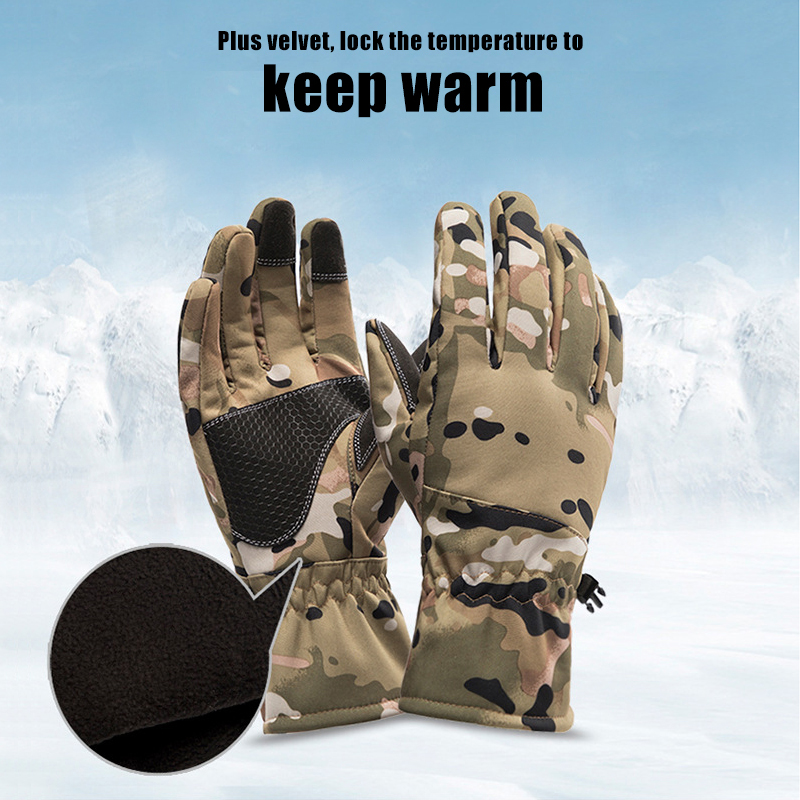 WRELS Sarung Tangan Kamuflase  - Fishing Gloves ulasan dan harga